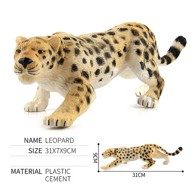 Zoo Wild Animals Action Figures Set figure Simulation animal model kids