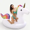 Rooxin géant licorne piscine flottante anneau de natation matelas pneumatique gonflable natation cercle piscine flotteur rangée Tube eau fête jouets ► Photo 3/6