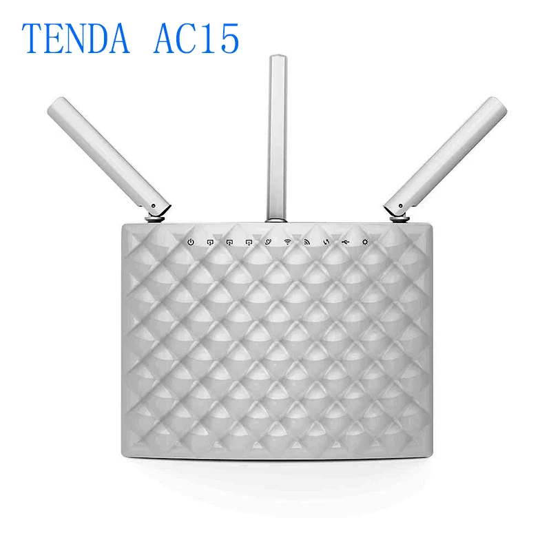  English Firmware Tenda AC15 Dual Band WI FI Router 1900Mbps 2.4GHz/5GHz gigabit router With USB3.0 802.11ac Remote Control APP 