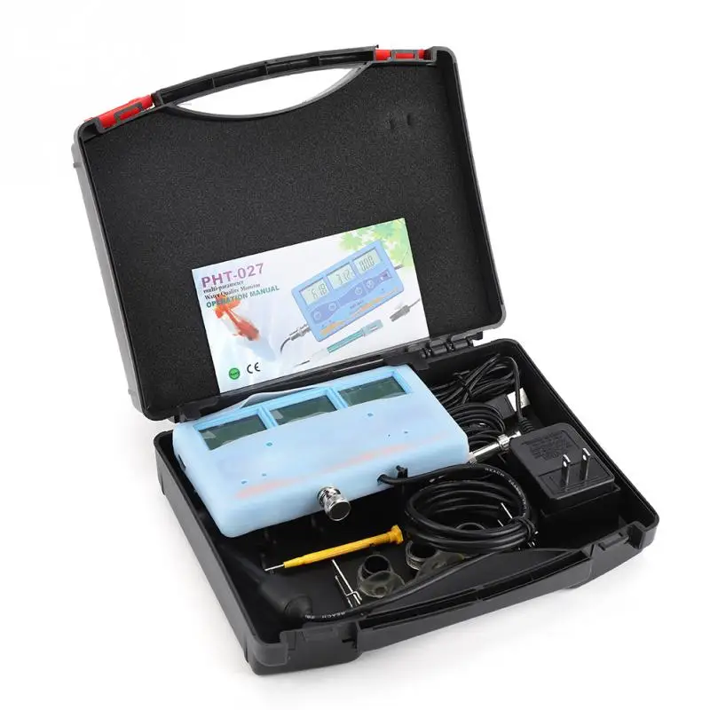 

Multi-function pH Tester Water Monitor Waterproof ORP EC CF Temperature Meter Thermometer High Accuracy Water pH Tester
