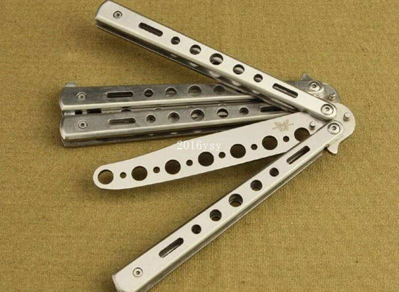 22.5cm Durable Butterfly Flail Folded Knife Training C27 Black Cutter