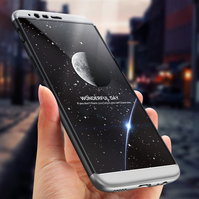 Чехол для One Plus 5T роскошный чехол с полной защитой ТПУ + ПК Жесткий 3 в 1 со съемной