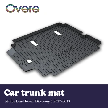 

Overe 1Set Car Cargo rear trunk mat For Land Rover Discovery 5 2017 2018 2019 Waterproof carpet Anti-slip mat Car accessories