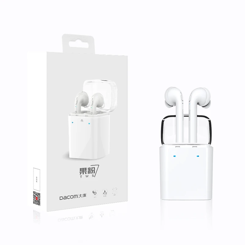 

Original Dacom 7S in-ear Wireless Bluetooth earphone Earbud with mic stereo Bluetooth 4.2 for airpods iphone 7 plus
