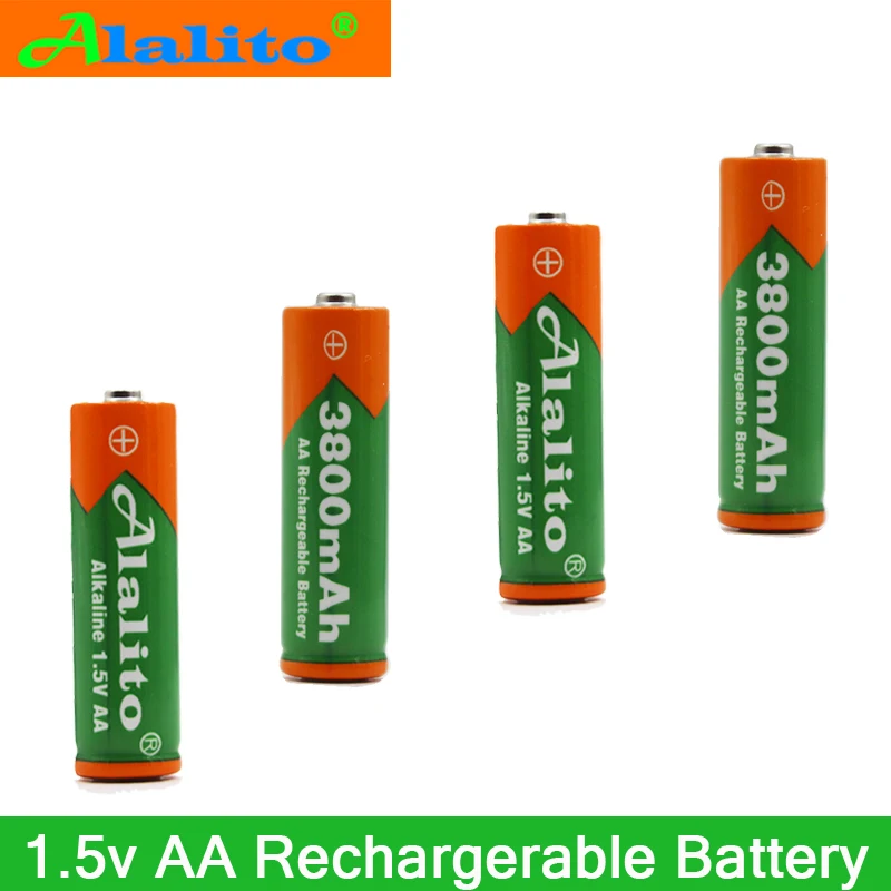 2-20 шт 1,5 V AA Аккумулятор AA 3800mah фонарь для игрушек Часы MP3-плеер Замена батареи