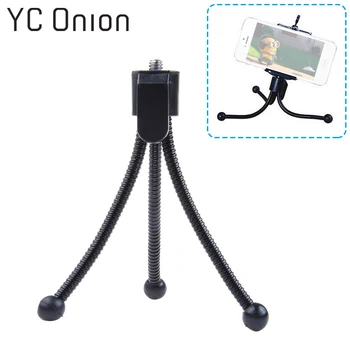 

Mobile Phone Stand Car Phone Holder Flexible Tripod Bracket Stand Mount For Digital Camera Mini Portable Flexible Desktop Stent