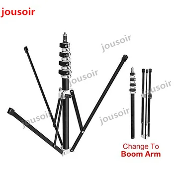 

5 Section Collapsible 210cm Light Stand 6.9ft Metal Portable Foldable Tripod Light Stand for Studio Flash Speedlide CD50