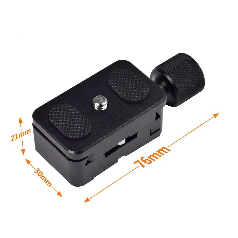 

Kaliou Digital SLR Camera 2in1 1 set 1PCS 30mm Quick Release Plate + 1PCS Metal Clamp for Benro Arca Swiss Benro Kirk Tripod K30