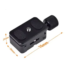Kaliou Digital SLR Camera 2in1 1 set 1PCS 30mm Quick Release Plate + 1PCS Metal Clamp for Benro Arca Swiss Benro Kirk Tripod K30