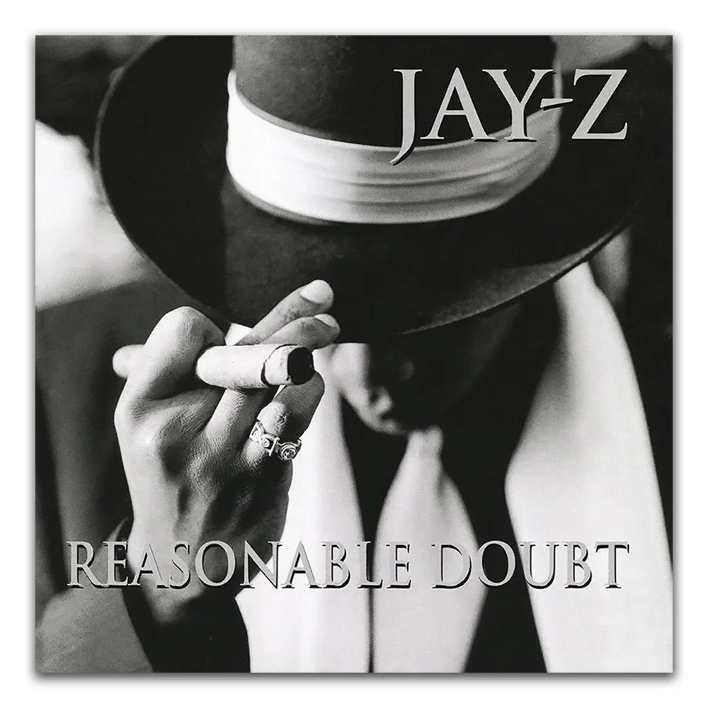 

Z0387 Posters and Prints Jay Z Reasonable Doubt Album JAY-Z Hip Hop Music Album Art Poster Canvas Painting Home Decor