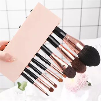 

Silicone Makeup Brush Organizer Lipstick Storage Box Eyeshadow Brush Drying Rack Beauty Cosmetic Tool
