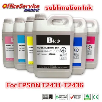 

6X1000ML T2431 T2421 24XL Sublimation Ink specialized For Epson EXPRESSION PHOTO XP-55 750 760 850 860 950 Printer