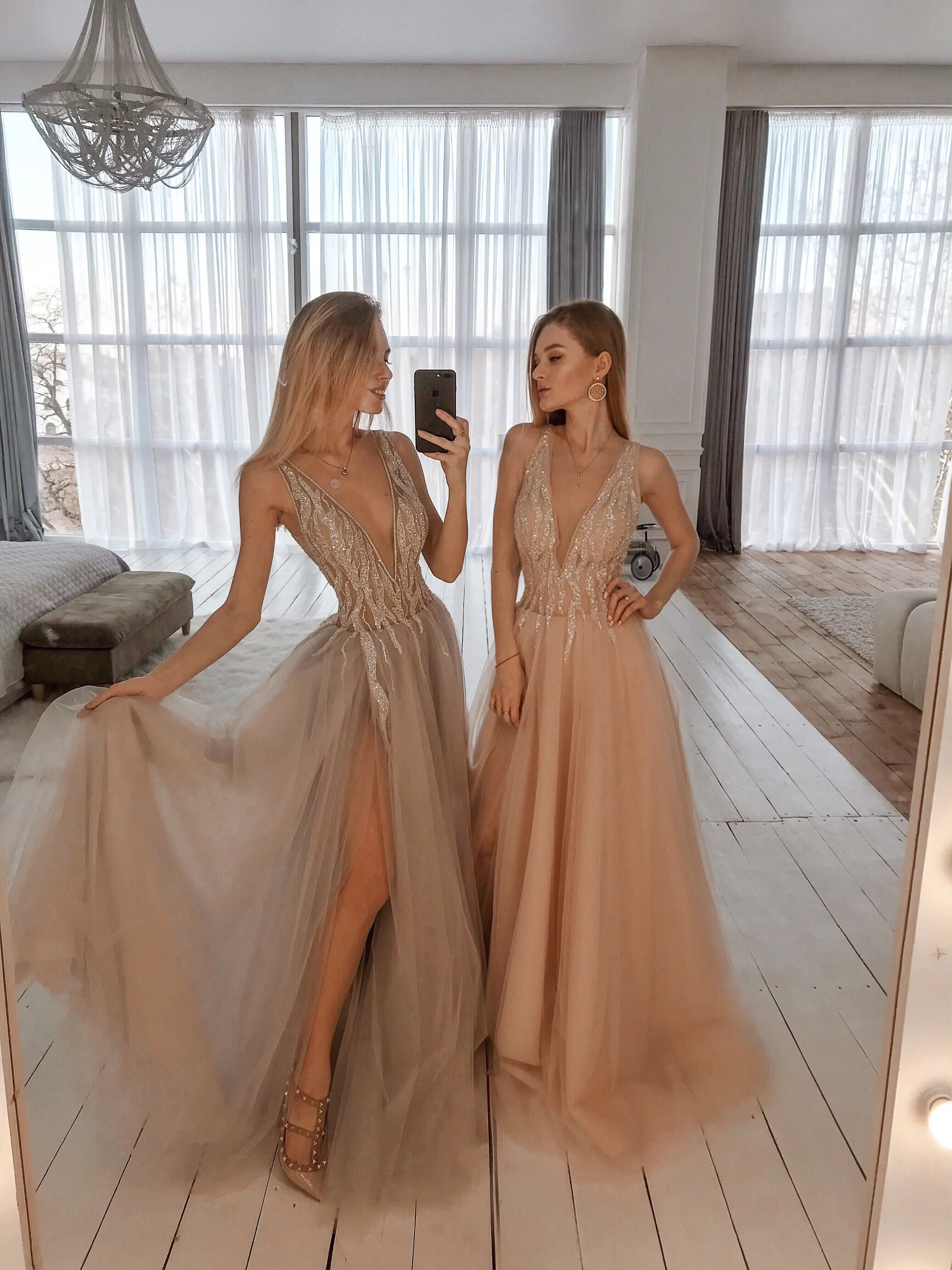 Moslim Prom Dresses 2019 A-lijn Diepe V-hals Slit Sexy Kralen Formele Islamitische Dubai Kaftan Saudi Arabische Lange Avondjurk Moslim Prom Dresses 2019 A-lijn Diepe V-hals Slit Sexy Kralen Formele Islamitische Dubai Kaftan Saudi Arabische Lange Avondjurk