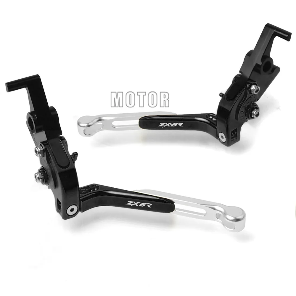 Для Kawasaki ZX6R/ZX636R/ZX6RR 2000 2004 2001 2002 2003 ZX 6R 6 636 R RR Мотоцикл CNC регулируемые складные