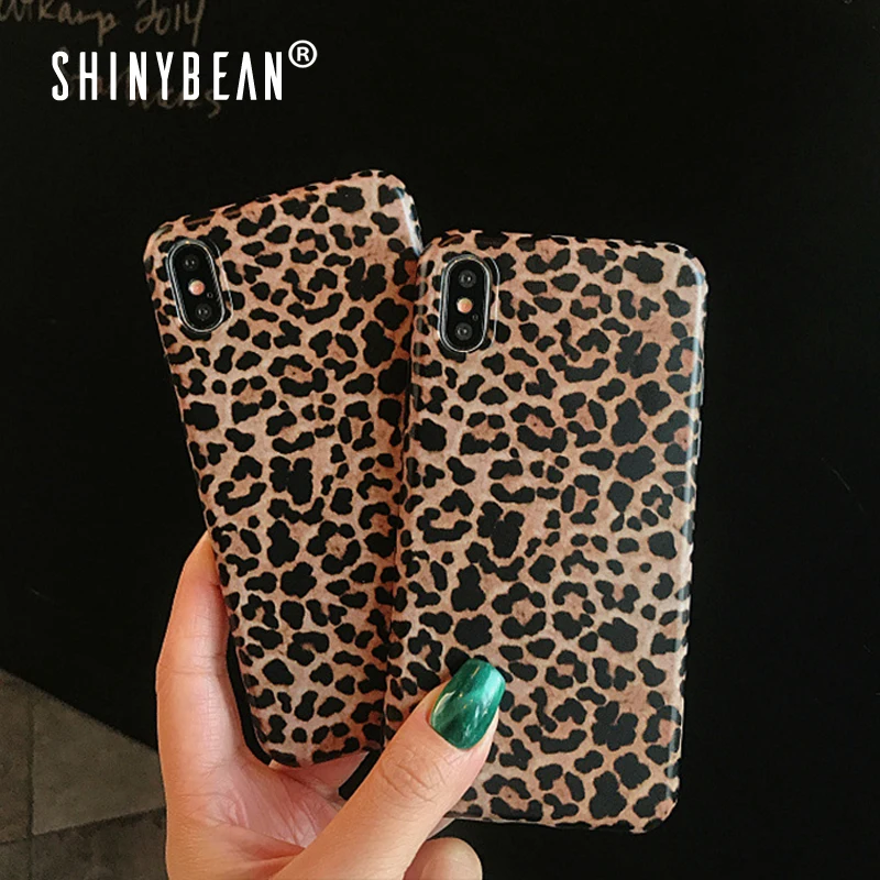 ShinyBean Fashion Leopard Print Cases For iPhone XR TPU
