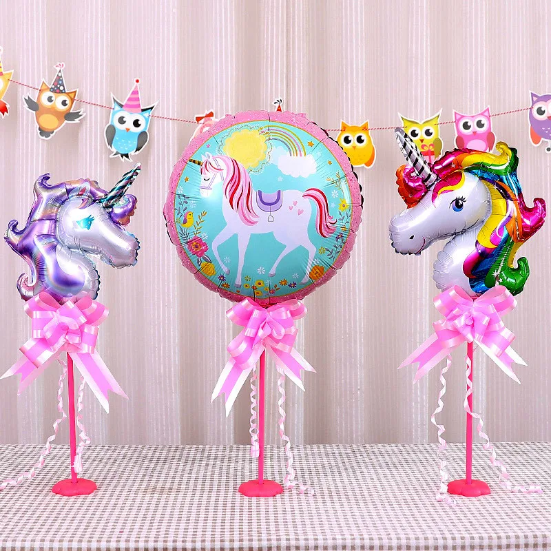 Rainbow Unicorn Party Table Decoration & Accessories Table Pendulum Balloons Birthday Baloons Wedding Table Decoration DE18 (10)