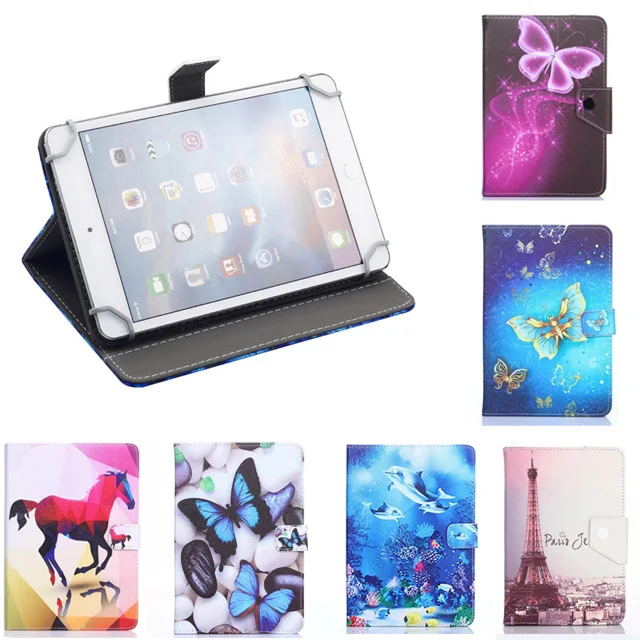 Print Case For Xiaomi Mi Pad 4 10 Plus Universal PU Leather Cover for Xiaomi MiPad 4 10.1 inch Tablet Protector Case Free Pen