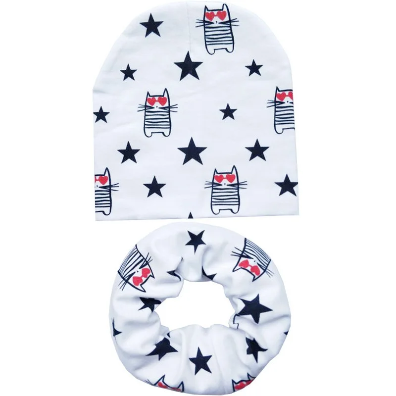 Children Beanies Hat Cap Scarf