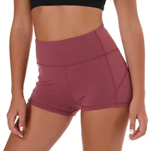 Женские шорты для тренажерного зала быстросохнущие спортивные шорты для бега с высокой талией шорты для йоги летние тянущиеся для фитнеса спортивные шорты для тренировок