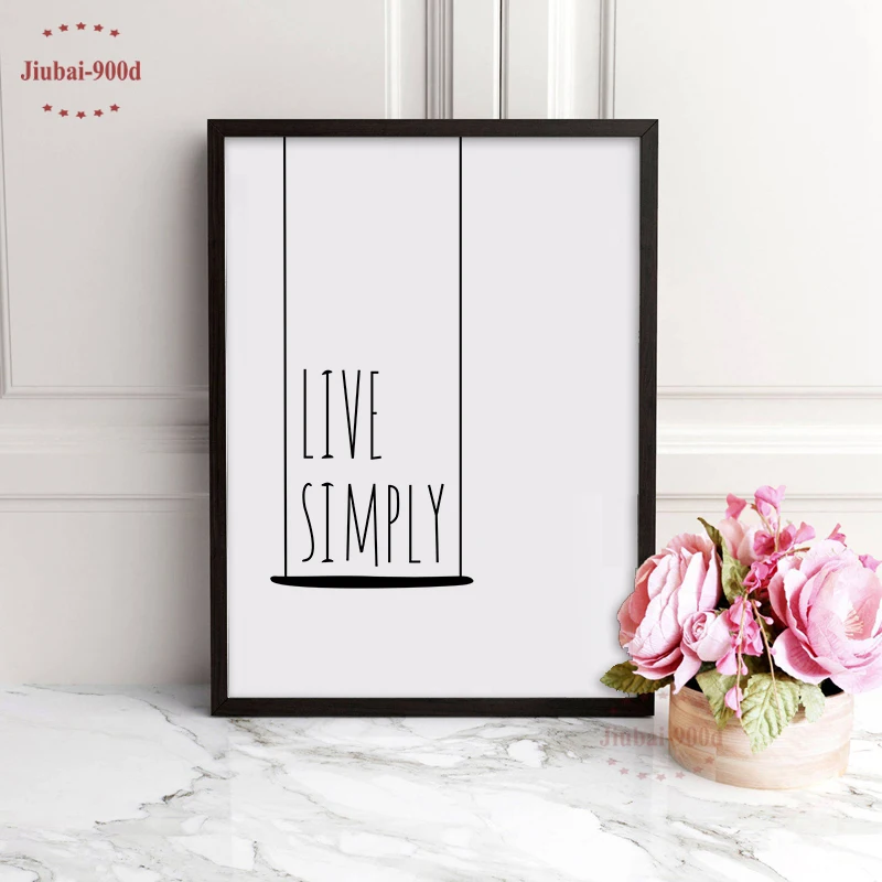 inch 16x20 uk frame Life Simple Aliexpress.com Quote Buy Canvas : Painting