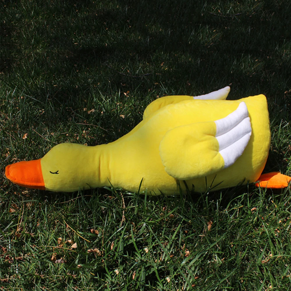 Fancytrader Большой 60 см желтая утка плюшевые игрушки мягкие Животные утка детские куклы для подарков Аксессуары