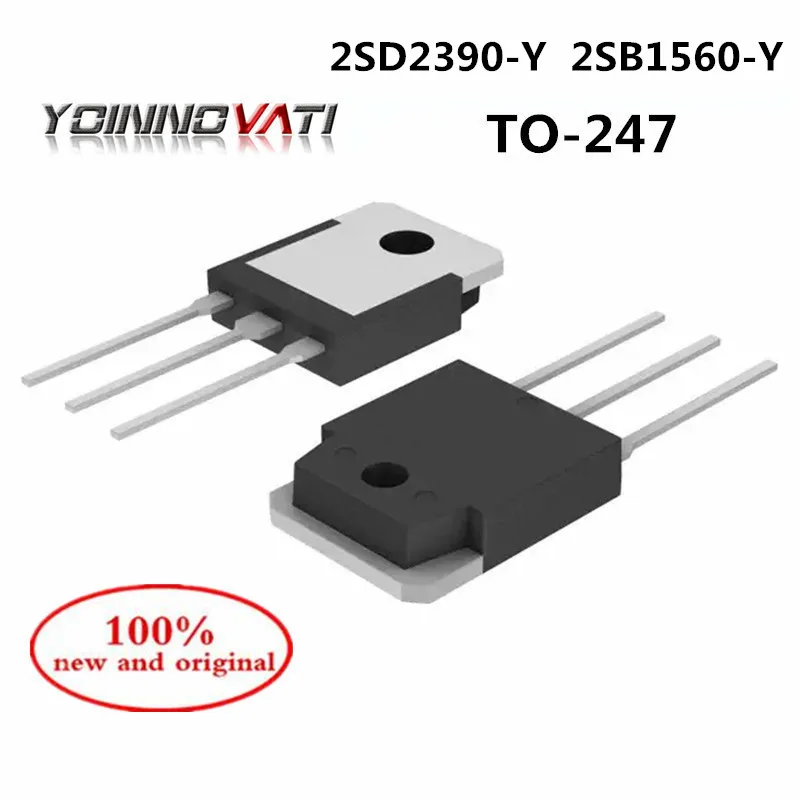 Усилитель высокой мощности 2SD2390-Y 2SB1560-Y 2SD2390 2SB1560 TO-247 транзисторы (1 пара) 100% новые и