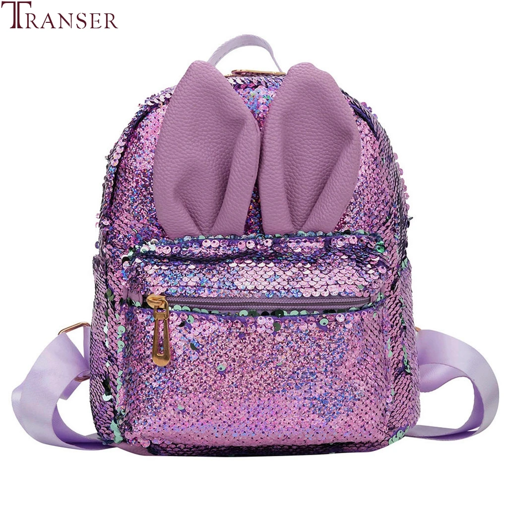 Рюкзак Transer 2019 с блестками милая сумка на плечо для женщин Женская дорожная