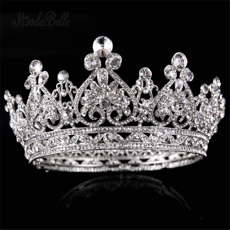 

Modabelle Luxurious Baroque Bridal Crown Crystal Elegant Wedding Headpieces Hair Crown Free Shipping