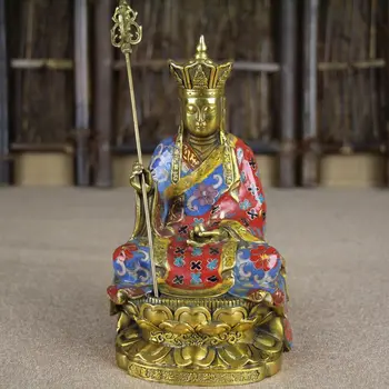 

SFree delivery of copper crafts, home furnishings, cloisonne lotus.