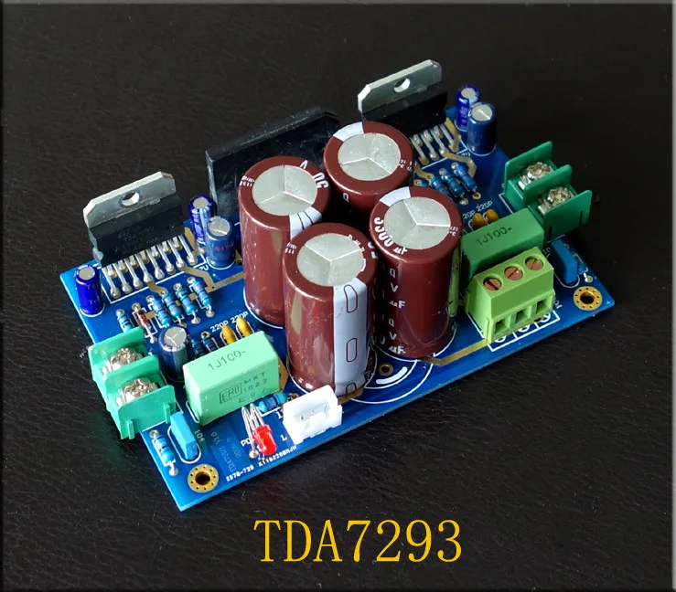 Dual AC 15 32V 100W+100W 2.0 channel TDA7293 amplifier boardin