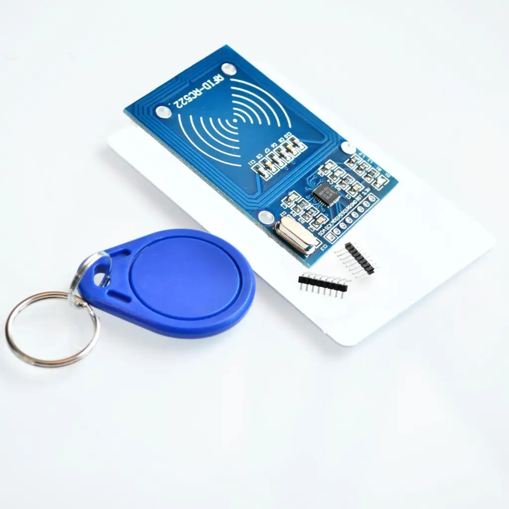 10 компл./лот MFRC-522 RC522 RFID RF модуль датчика платы ИС для отправки S50 Fudan card keychain |