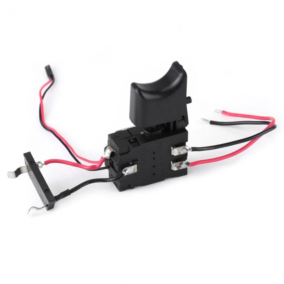 7.2V-24V Drill Switch Cordless Drill Speed Control Trigger Switch W//Small Light