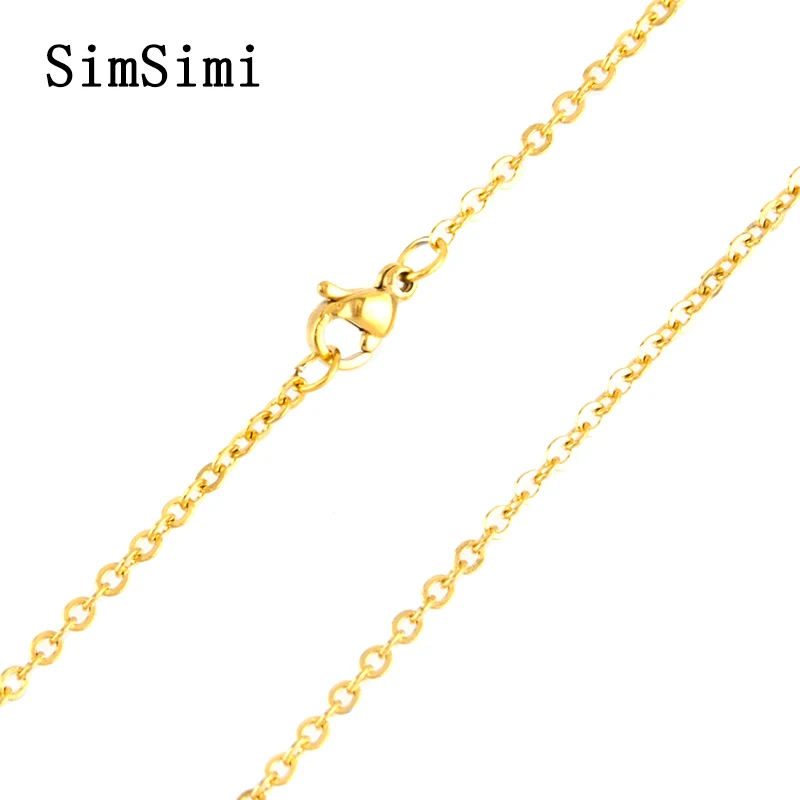 DIY-woman-gold-chain-necklace-Jewelry-making-2mm-ROLO-Chains-bulk-necklace-Stainless-Steel-Customize-not