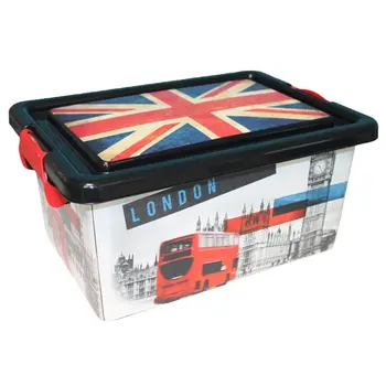 

Cash Box plastic decorative model London 7.5 L