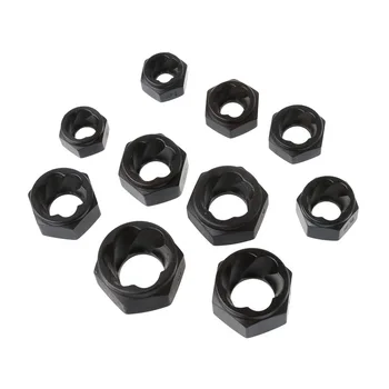 

10 Pcs Damaged Nut Bolt Remover Stud Extractor Set 9-19mm Broken Bolt Removal Kit Fasteners Bolts