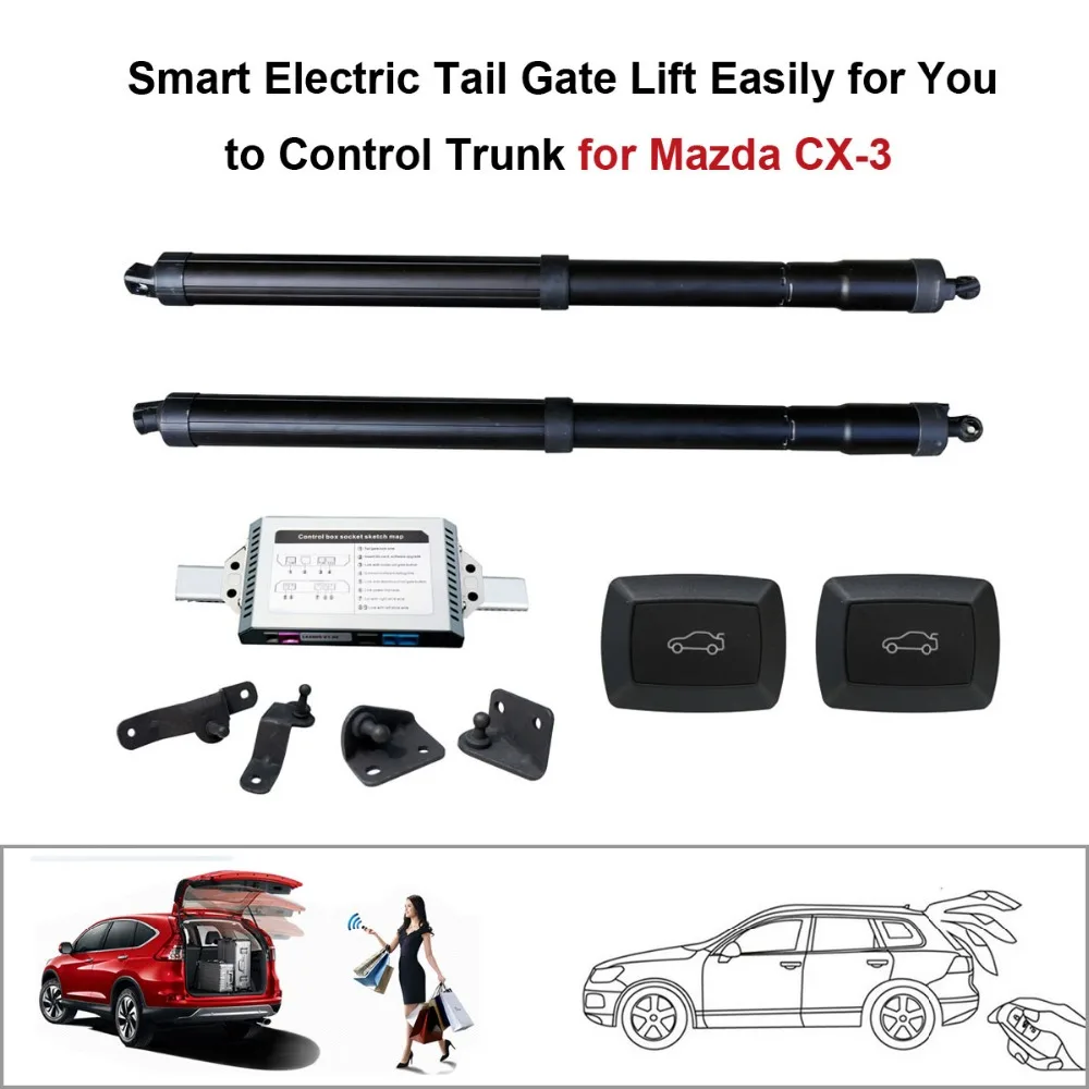

Smart Auto Electric Tail Gate Lift for Mazda CX-3 CX3 Control by Remote Drive Seat Tail Gate Button Set Height Avoid Pinch