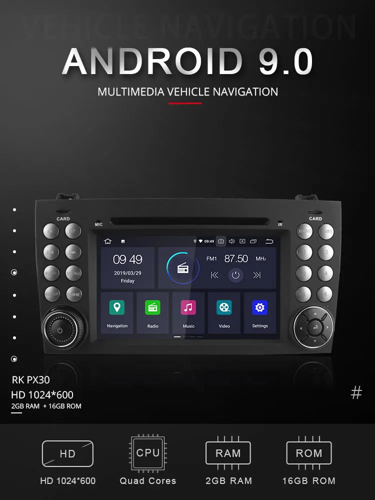 Clearance TOPBSNA 2 Din Android 9.0 Car DVD Player For Mercedes Benz SLK Class R171 W171 2008-2011 SLK200 SLK230 SLK280 GPS Auto Navi WIFI 1 Clearance TOPBSNA 2 Din Android 9.0 Car DVD Player For Mercedes Benz SLK Class R171 W171 2008-2011 SLK200 SLK230 SLK280 GPS Auto Navi WIFI 1