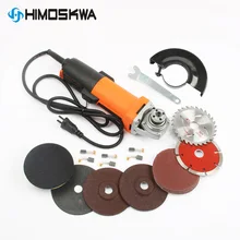 HIMOSKWA 1010 Вт Инструмент электрический угловой шлифовальный станок Электроинструмент режущий станок Электрический инструмент для шлифовки металла Деревообработка