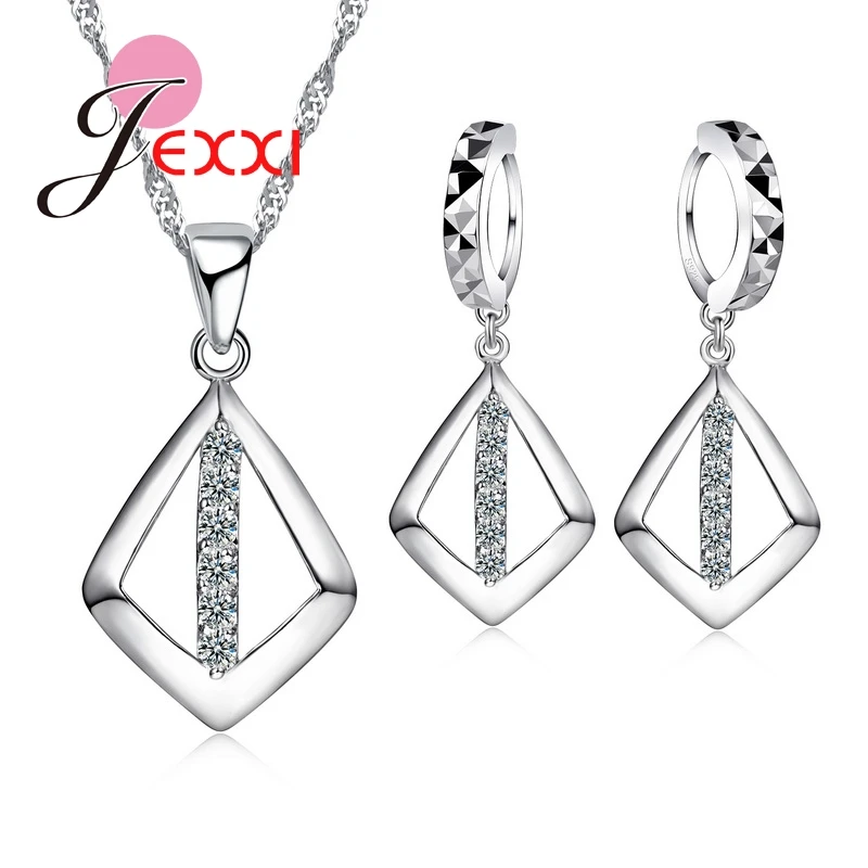 Комплект из колье и серёг серебра 925 пробы|jewelry sets|jewelry sets fashionjewelry set silver |