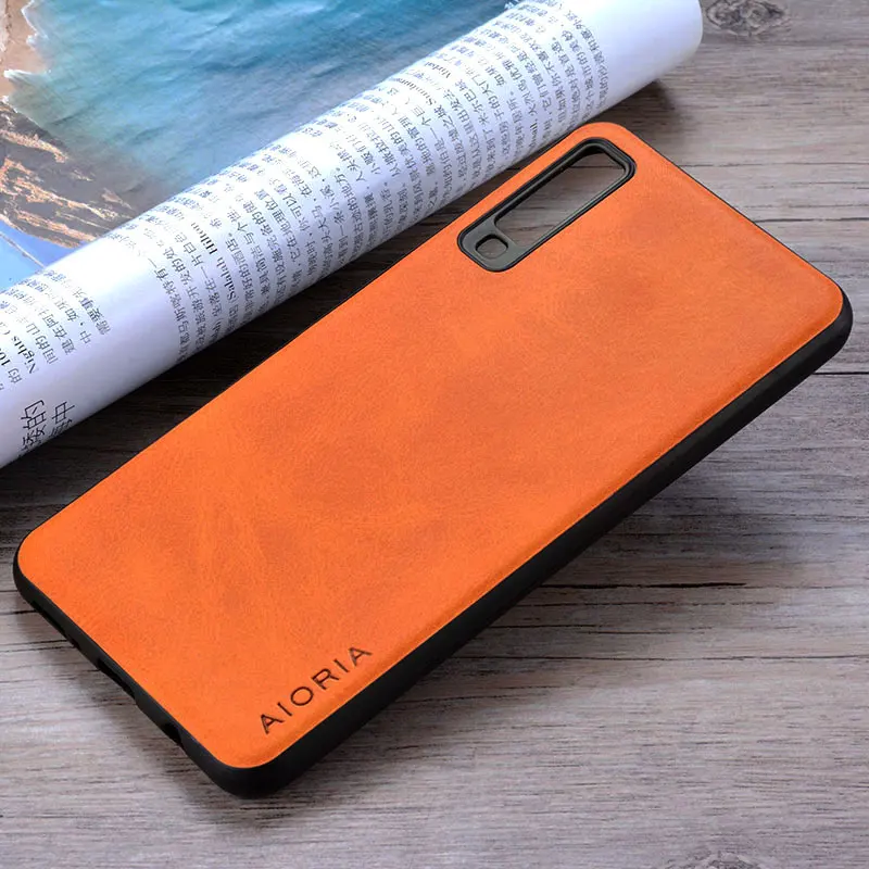 

Case for Samsung Galaxy A7 2018 coque Luxury Vintage leather Skin covers for Samsung Galaxy A750 A7 2018 phone cases funda capa