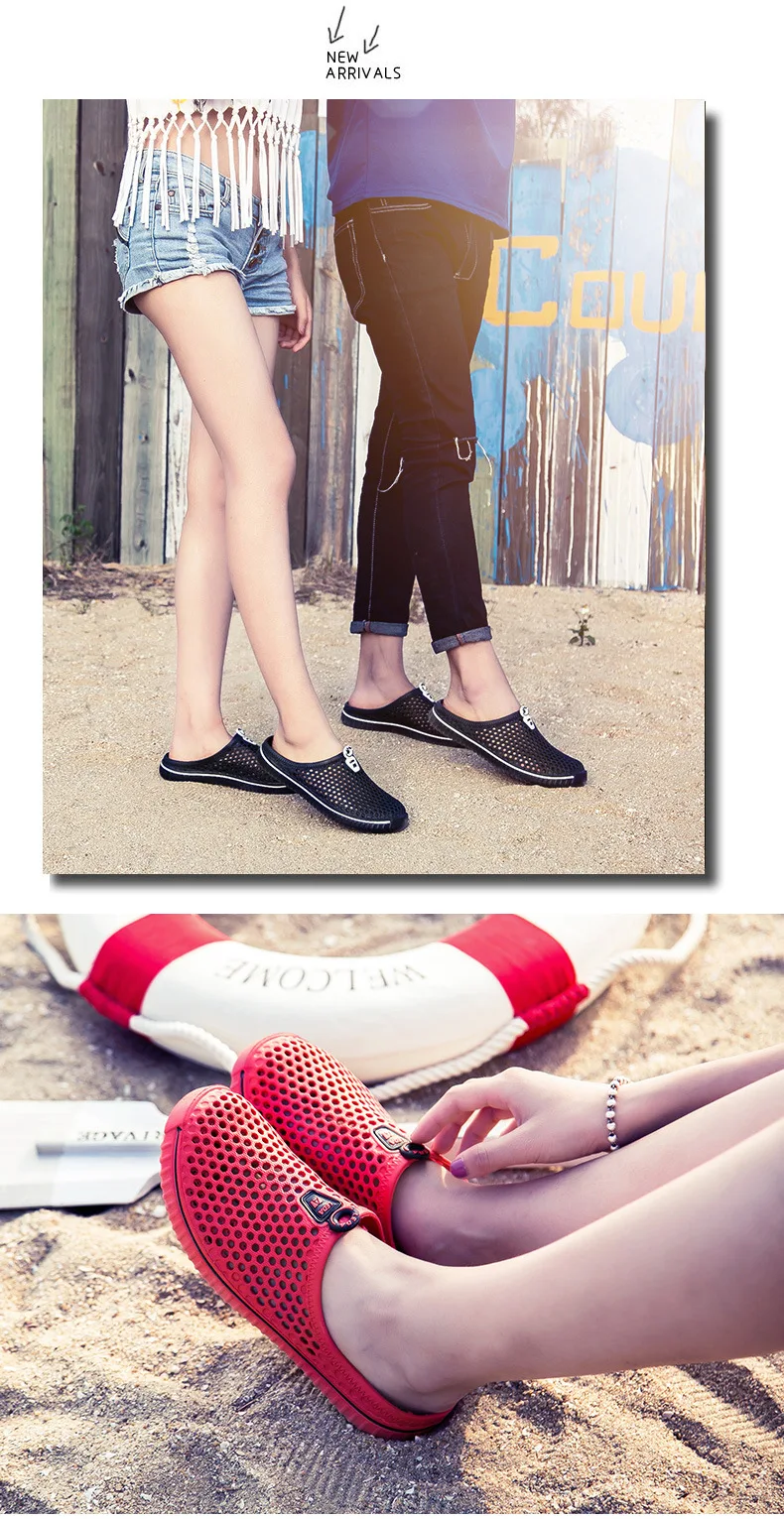 Летние мужские тапочки для влюбленных; женская повседневная обувь с цветочным принтом; высококачественные легкие пляжные сандалии из ЭВА
