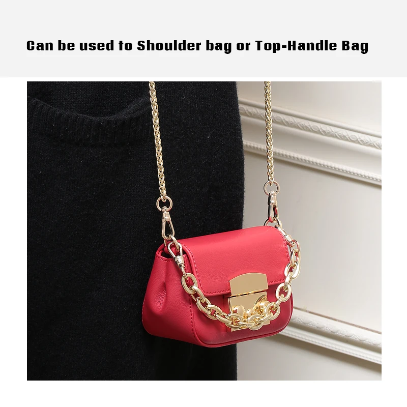 LACATTURA Luxury Handbags Women Leather Chain Bags Ladies Mini Flap Shoulder Bag Fashion Clutch Crossbody For Girls Candy Colors