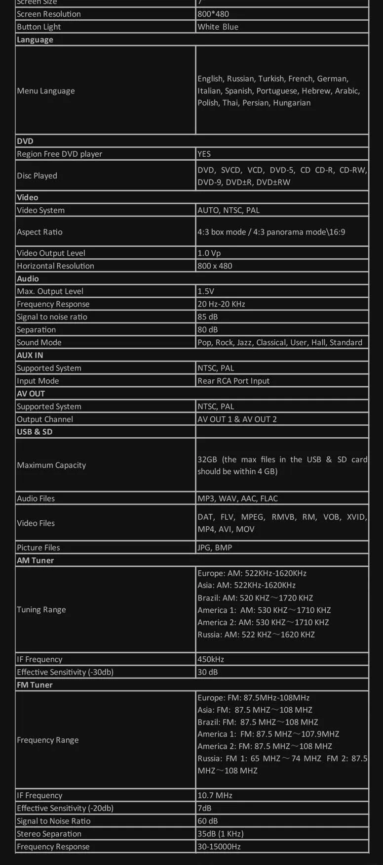 Top XTRONS 7" 2 Din Car DVD player with GPS Navigation Universal Stereo CD Radio Player 7" Touch Screen 1080P 3G DVR Video Head Unit 9