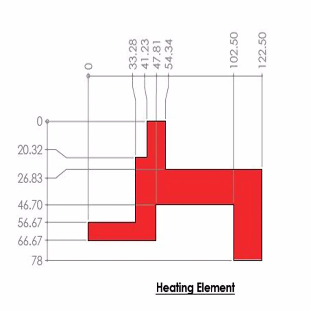

78 мм x 122,5 мм 12 в 60 Вт PI электротермическая пленка Подогреваемая масляная сковорода нагревательная пленка электротермическая пленка нагрева...