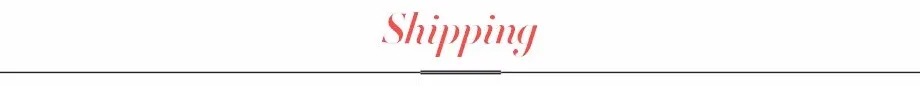 Shipping