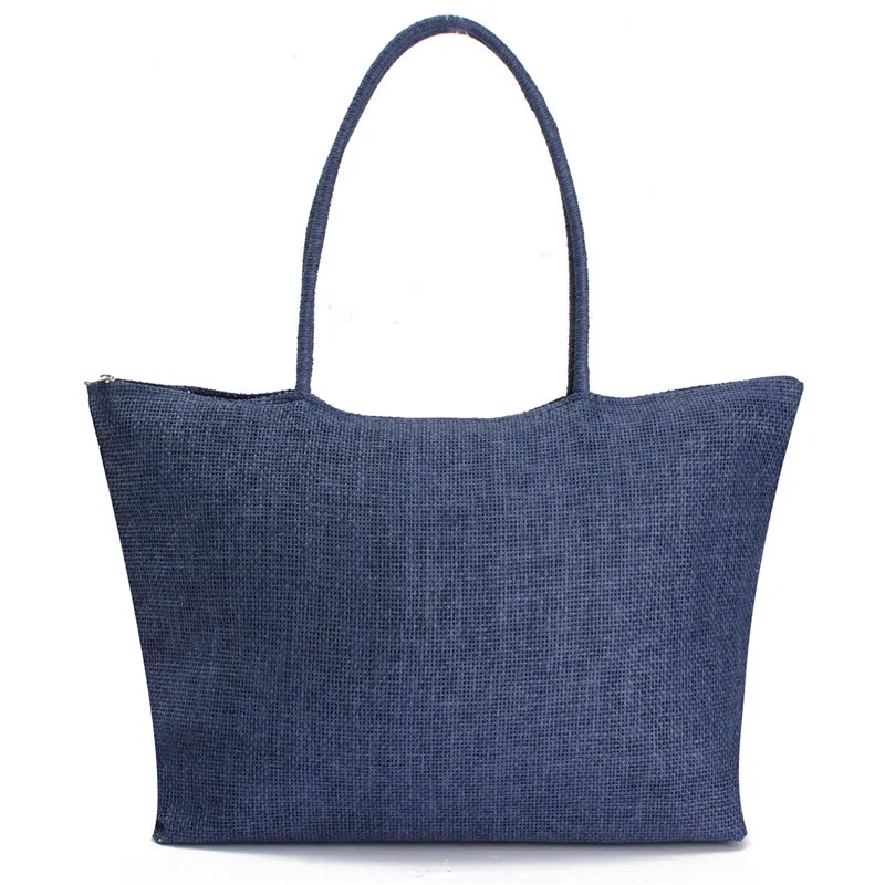 2017 Hot New Design Straw Popular Summer Style Weave Woven Shoulder Tote Shopping Beach Bag Purse Handbag Gift FreeShipping N770 12
