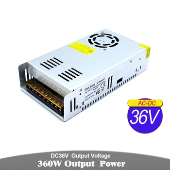 

Best quality 36V 10A 360W Switching Power Supply Driver Transformer 110v 220v Input to DC36V Fonte for CCTV camera LED Light