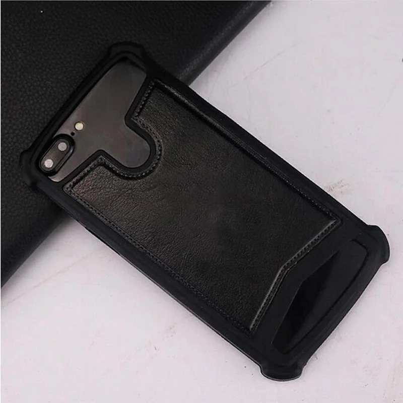 Силиконовый чехол для Elephone P11 3D кожа мягкая накладка на заднюю панель из ТПУ резиновый сотовый Чехол для телефона для Elephone P11 3D Funda - Цвет: Черный