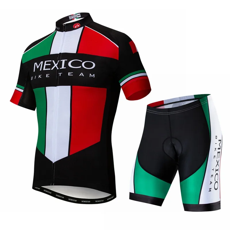 Weimostar, русская команда, одежда для велоспорта, мужская, дышащая, Pro, комплект для велоспорта, анти-пот, одежда для велоспорта, одежда для гонок, спорта, MTB, велосипеда - Цвет: Mexico