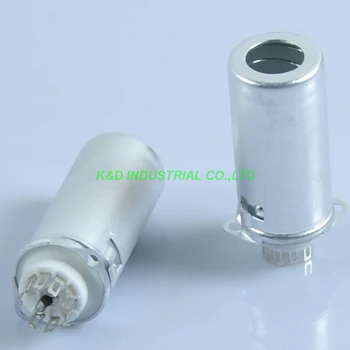 

5pcs B9A Skirted Shield 9Pin 12AX7 Tube Socket 6DJ8 ECC88 12AU7 ECC82 Valve Part for Tube Amplifier